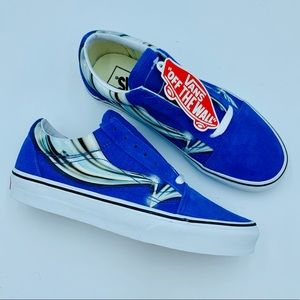 VANS OLD SKOOL (Warp) Nebulas Blue / Chrome Size 7
